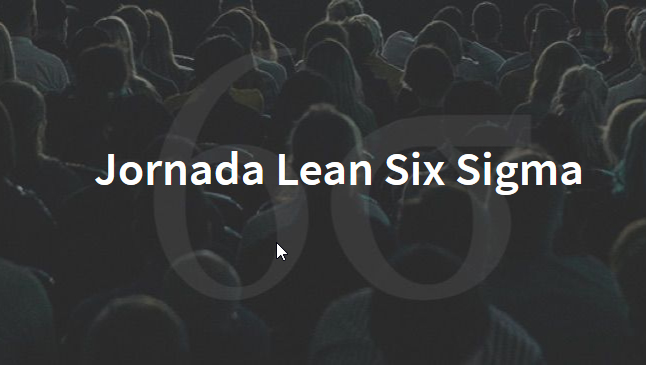 Jornada Lean Six Sigma